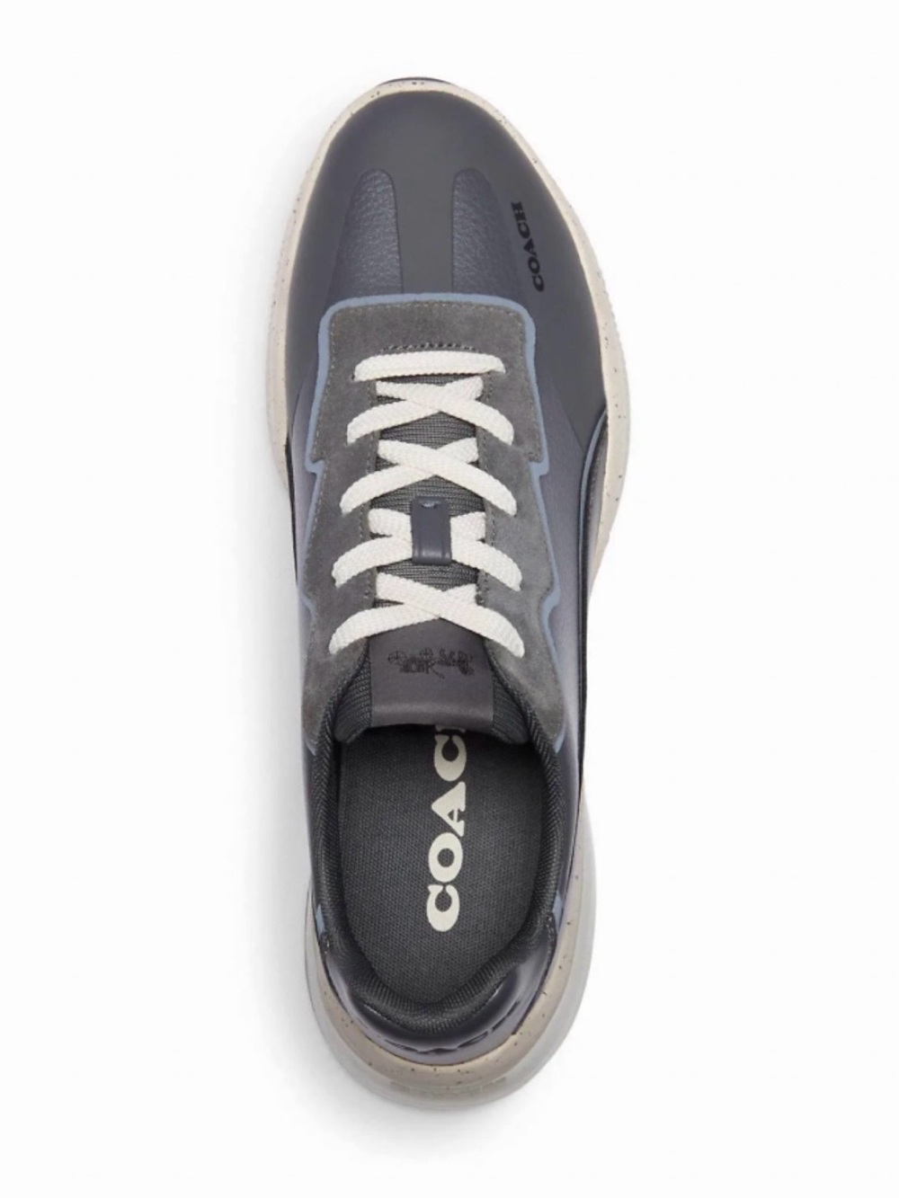 COACH MENS CITYSOLE RUNNER INDUSTRIAL GREY TRAINERS ATHLETIC SNEAKERS NEW! Sz12D - Picture 3 of 15